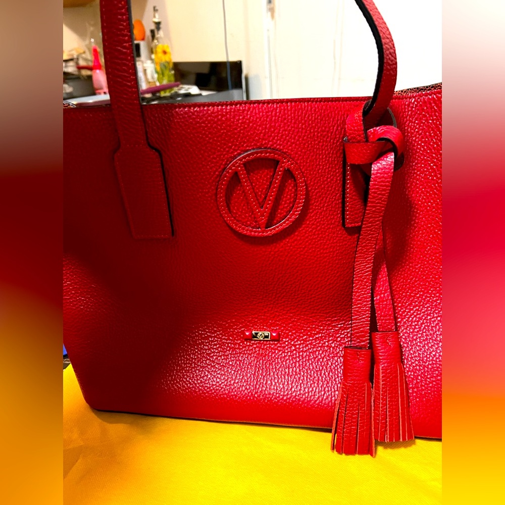 Valentino by Mario Valentino. Leather Tote